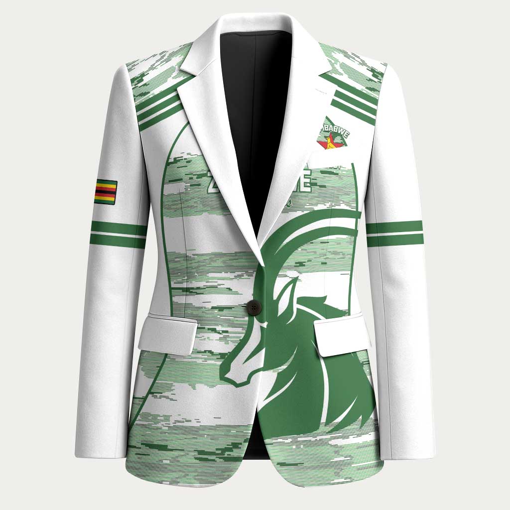 Zimbabwe Rugby Custom Blazer Come On Sables White Version