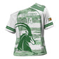 Zimbabwe Rugby Custom Cross Shoulder Shirt Come On Sables White Version