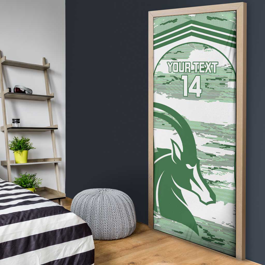 Zimbabwe Rugby Custom Door Cover Come On Sables White Version
