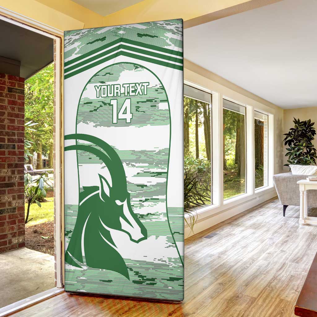 Zimbabwe Rugby Custom Door Cover Come On Sables White Version