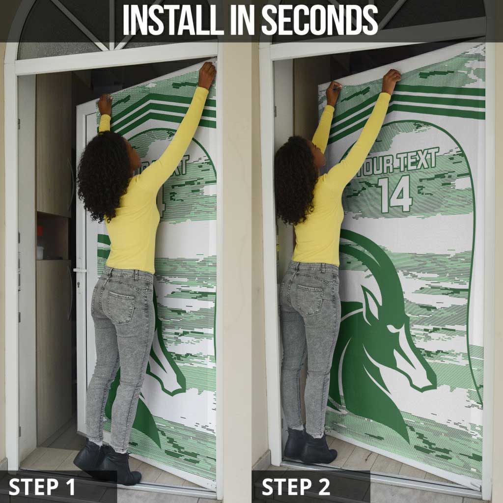 Zimbabwe Rugby Custom Door Cover Come On Sables White Version