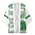 Zimbabwe Rugby Custom Kimono Come On Sables White Version