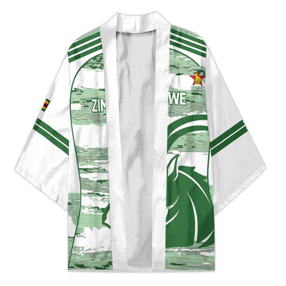 Zimbabwe Rugby Custom Kimono Come On Sables White Version