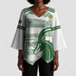 Zimbabwe Rugby Custom Kimono Sleeve Blouse Come On Sables White Version