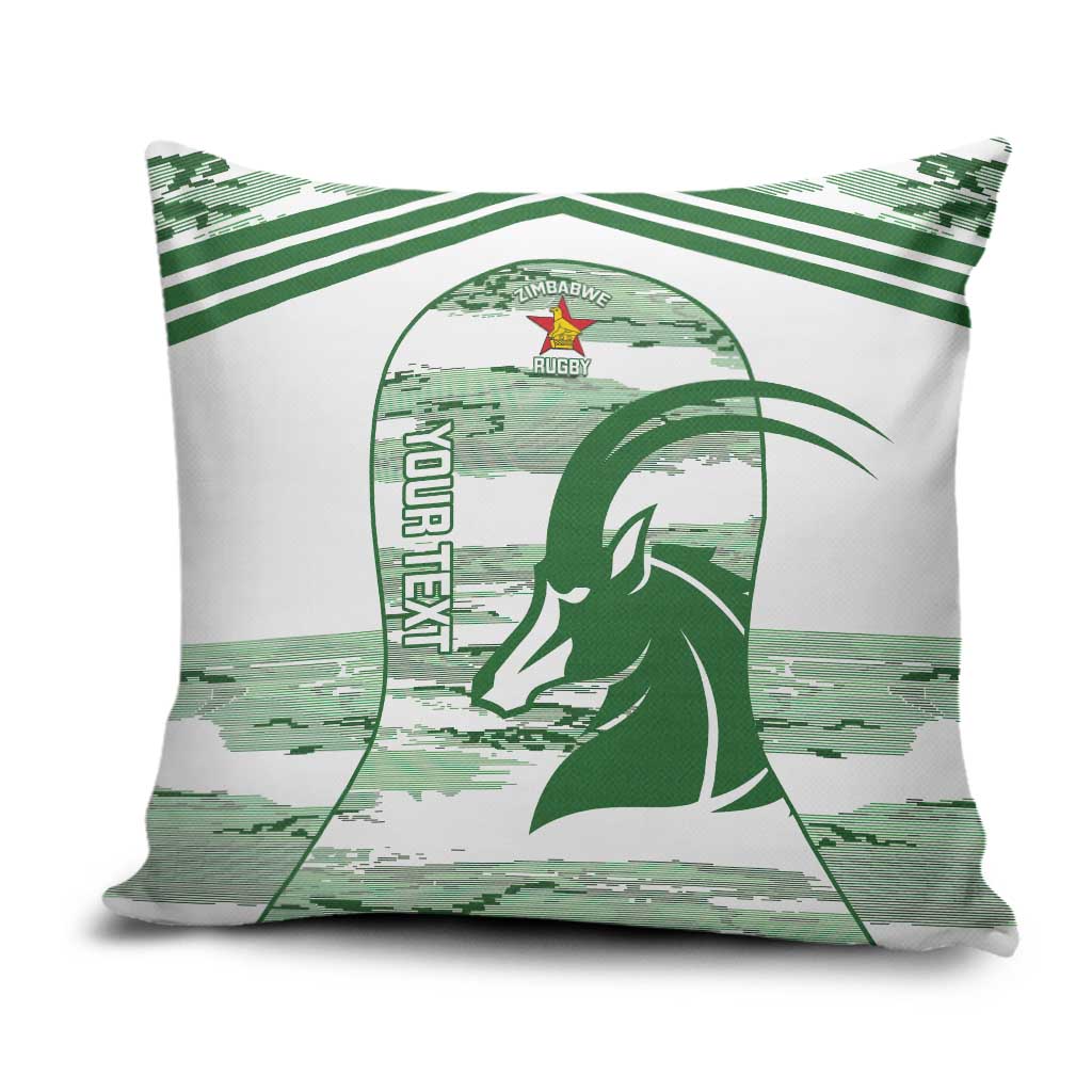Zimbabwe Rugby Custom Pillow Cover Come On Sables White Version