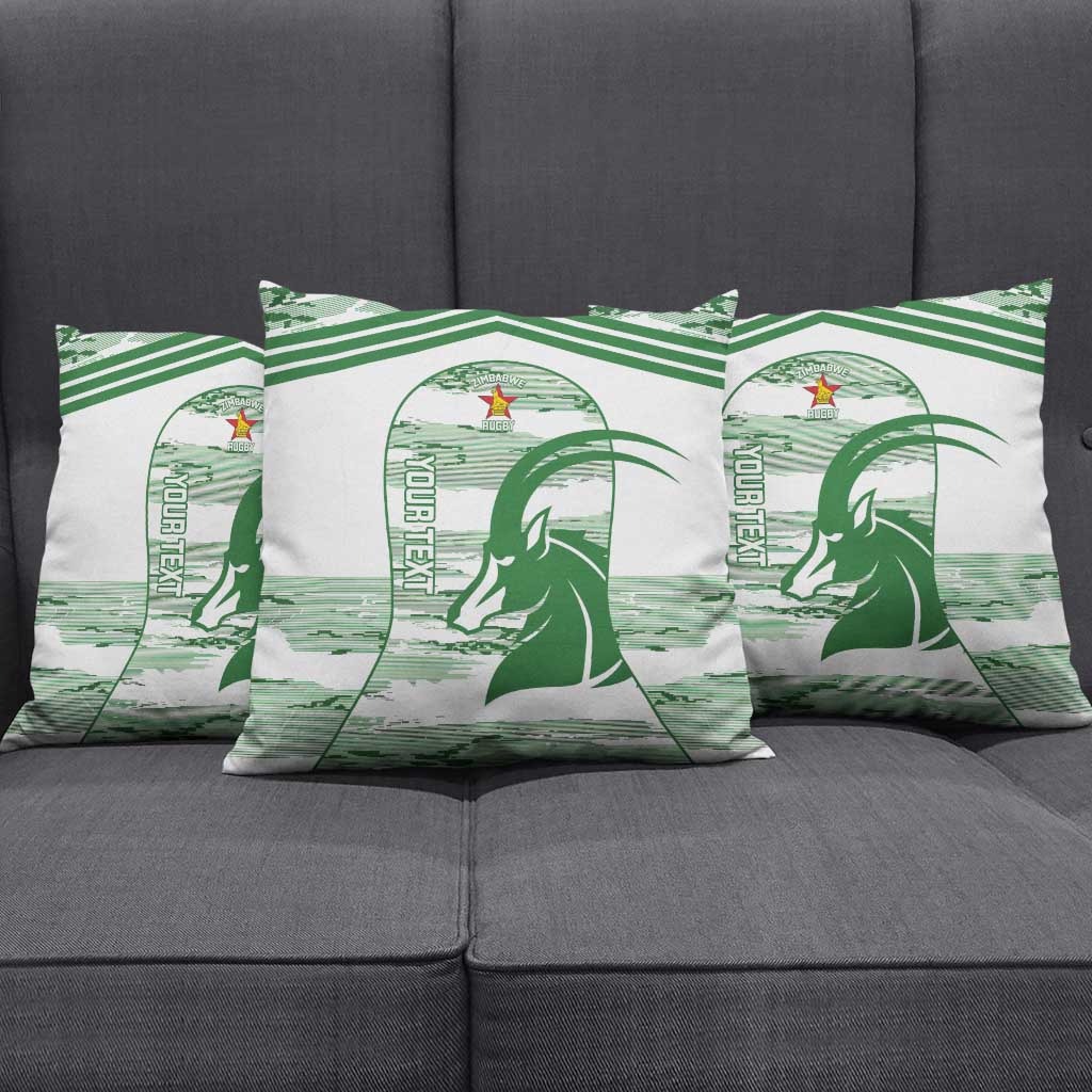 Zimbabwe Rugby Custom Pillow Cover Come On Sables White Version