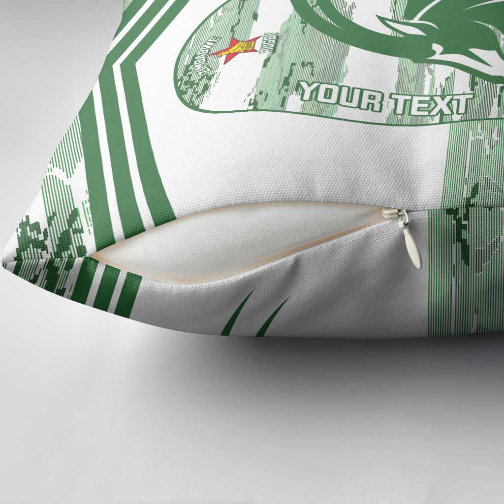 Zimbabwe Rugby Custom Pillow Cover Come On Sables White Version