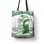 Zimbabwe Rugby Custom Tote Bag Come On Sables White Version