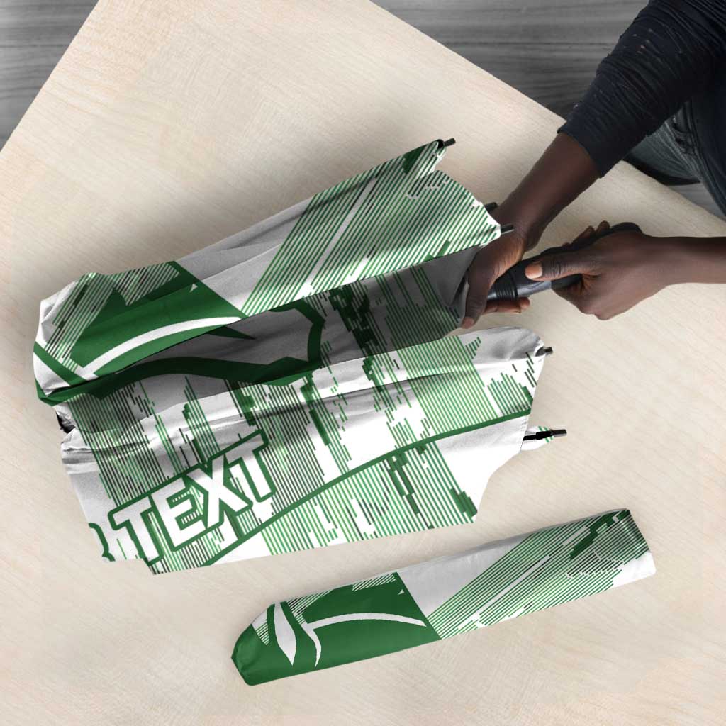 Zimbabwe Rugby Custom Umbrella Come On Sables White Version