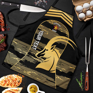 Zimbabwe Rugby Custom Apron Come On Sables Gold Black Version
