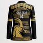 Zimbabwe Rugby Custom Blazer Come On Sables Gold Black Version