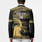 Zimbabwe Rugby Custom Blazer Come On Sables Gold Black Version