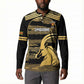 Zimbabwe Rugby Custom Button Sweatshirt Come On Sables Gold Black Version