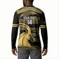 Zimbabwe Rugby Custom Button Sweatshirt Come On Sables Gold Black Version