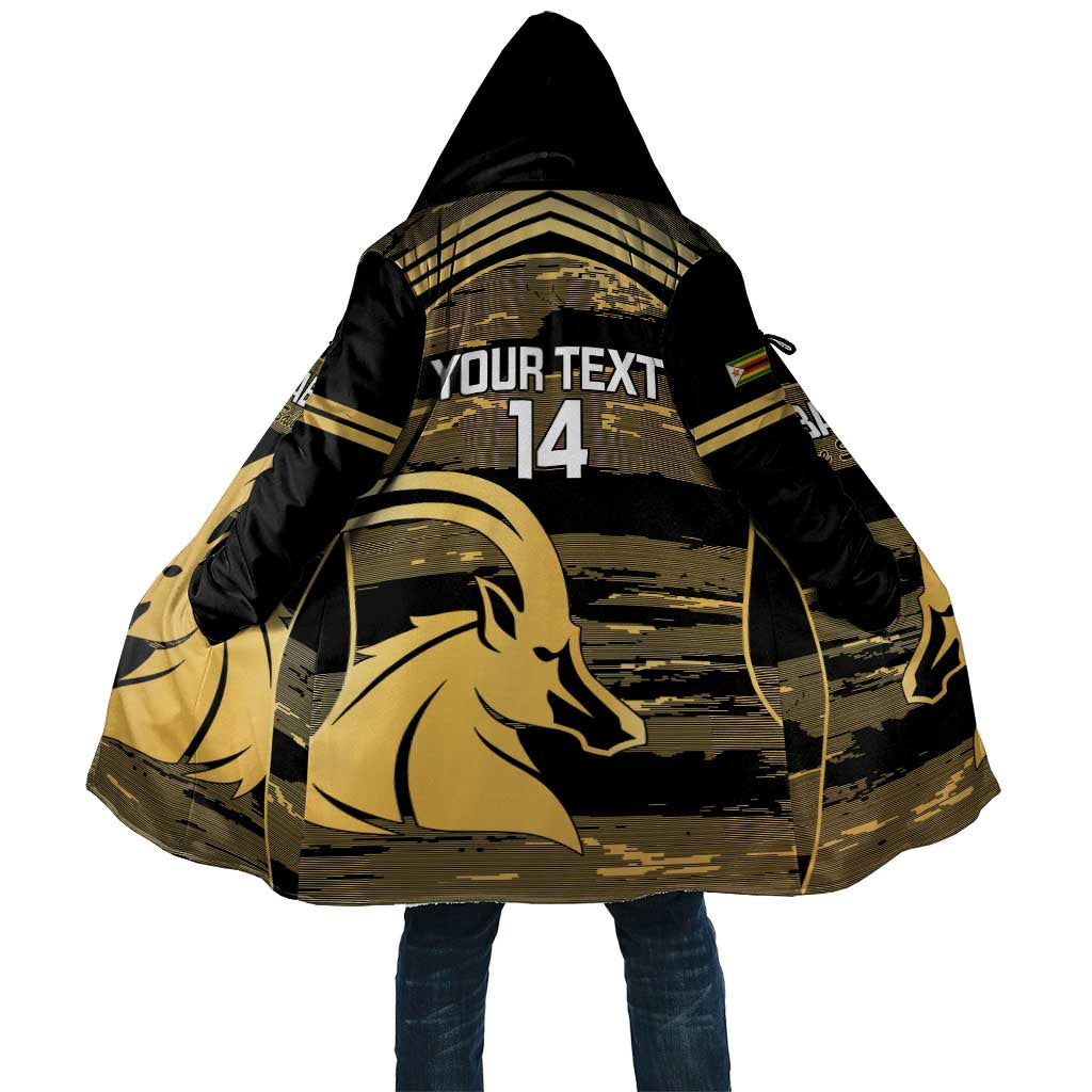 Zimbabwe Rugby Custom Cloak Come On Sables Gold Black Version
