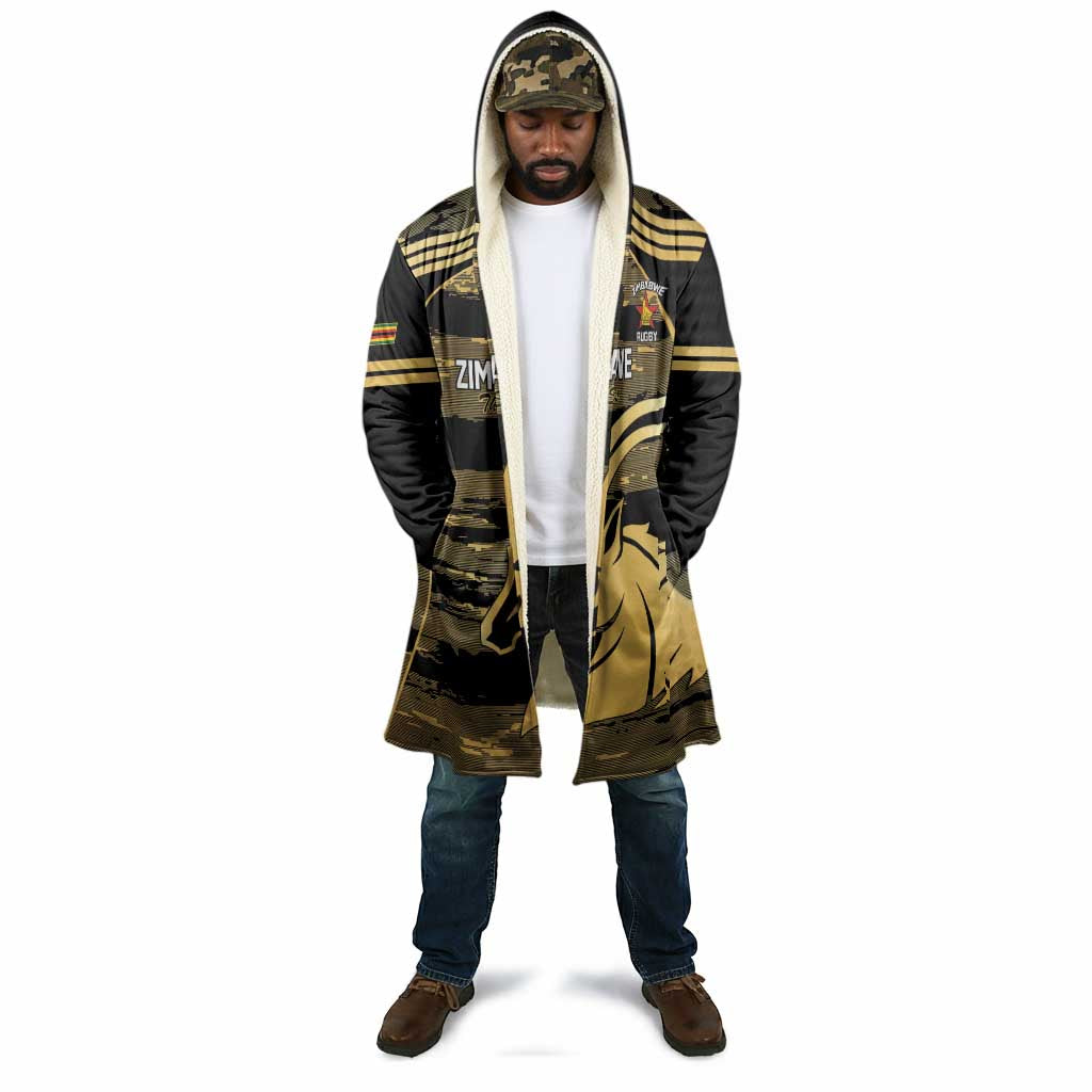 Zimbabwe Rugby Custom Cloak Come On Sables Gold Black Version