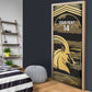 Zimbabwe Rugby Custom Door Cover Come On Sables Gold Black Version