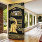 Zimbabwe Rugby Custom Door Cover Come On Sables Gold Black Version