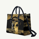 Zimbabwe Rugby Custom Leather Bag Come On Sables Gold Black Version