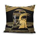Zimbabwe Rugby Custom Pillow Cover Come On Sables Gold Black Version