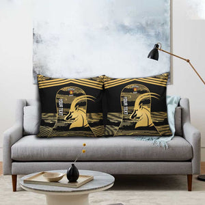 Zimbabwe Rugby Custom Pillow Cover Come On Sables Gold Black Version
