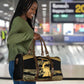 Zimbabwe Rugby Custom Travel Bag Come On Sables Gold Black Version