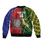 South Africa and Italy Rugby Custom Bomber Jacket Springboks Gli Azzurri Together