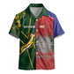 South Africa and Italy Rugby Custom Kid Hawaiian Shirt Springboks Gli Azzurri Together