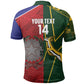 South Africa and Italy Rugby Custom Polo Shirt Springboks Gli Azzurri Together