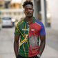 South Africa and Italy Rugby Custom Polo Shirt Springboks Gli Azzurri Together