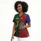 South Africa and Italy Rugby Custom Scrub Top Springboks Gli Azzurri Together
