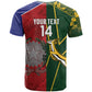 South Africa and Italy Rugby Custom T shirt Springboks Gli Azzurri Together