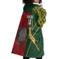 South Africa and Italy Rugby Custom Wearable Blanket Hoodie Springboks Gli Azzurri Together