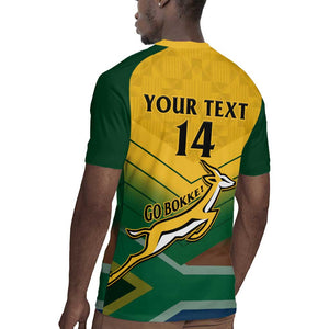 Custom South Africa Rugby Rugby Jersey Springboks Go Champions African Pattern