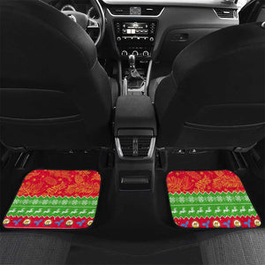 Personalised Eritrea Christmas Car Mats Eritrean Olive Santa Claus Merry Xmas