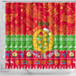 Personalised Eritrea Christmas Shower Curtain Eritrean Olive Santa Claus Merry Xmas