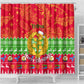 Personalised Eritrea Christmas Shower Curtain Eritrean Olive Santa Claus Merry Xmas