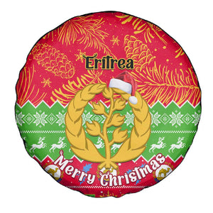 Personalised Eritrea Christmas Spare Tire Cover Eritrean Olive Santa Claus Merry Xmas