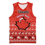 Personalised Canada Christmas Basketball Jersey Maple Leaf Santa With Map Merry Xmas LT14