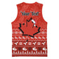 Personalised Canada Christmas Basketball Jersey Maple Leaf Santa With Map Merry Xmas LT14
