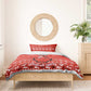 Personalised Canada Christmas Bedding Set Maple Leaf Santa With Map Merry Xmas