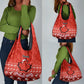 Personalised Canada Christmas Grocery Bag Maple Leaf Santa With Map Merry Xmas
