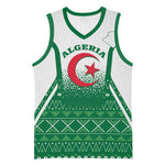 Personalized Afro Algeria Basketball Jersey Coat Of Arms African Pattern LT14