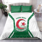 Personalized Afro Algeria Bedding Set Coat Of Arms African Pattern