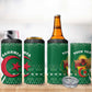 Personalized Afro Algeria 4 in 1 Can Cooler Tumbler Coat Of Arms African Pattern