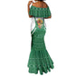 Personalized Afro Algeria Mermaid Dress Coat Of Arms African Pattern