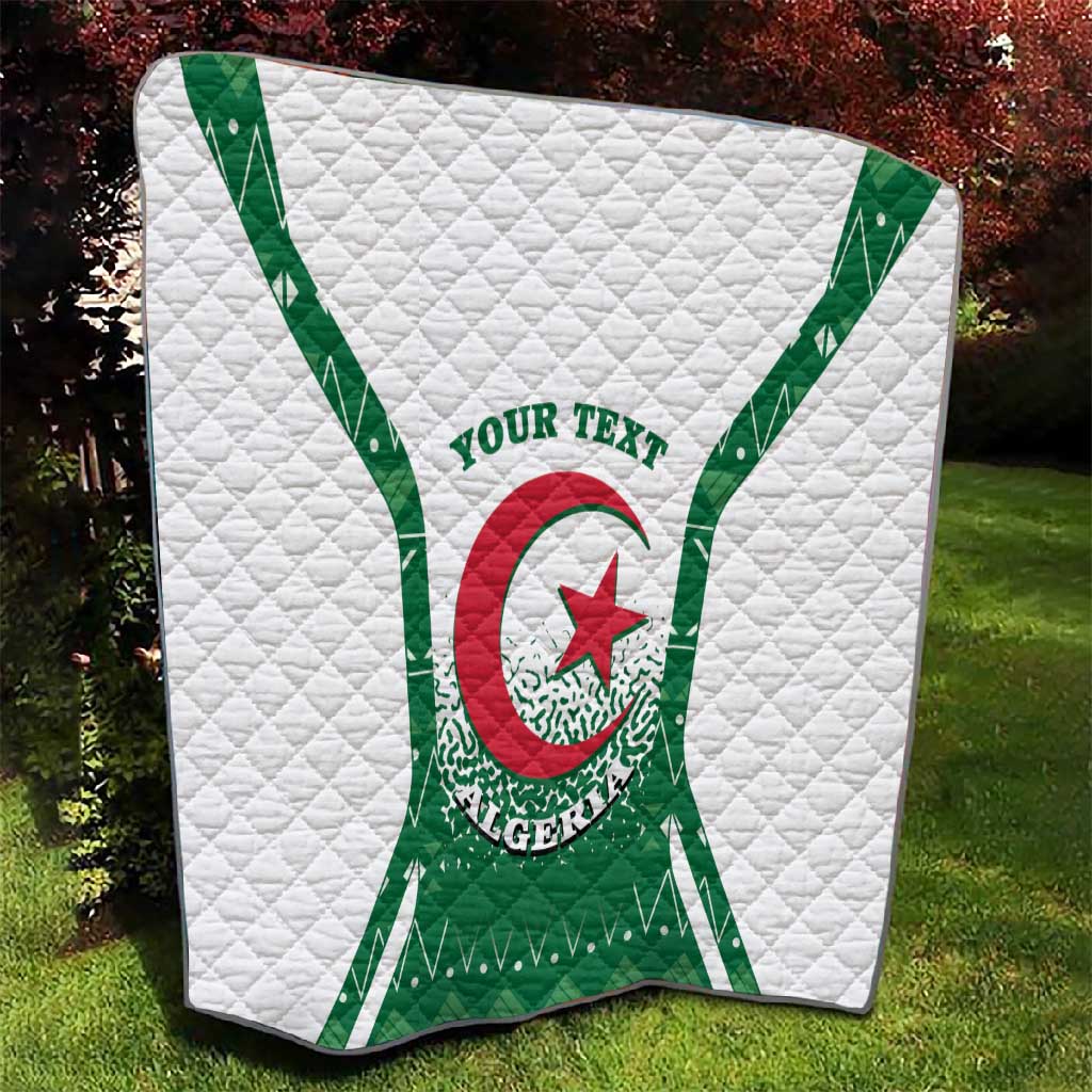 Personalized Afro Algeria Quilt Coat Of Arms African Pattern