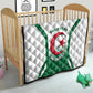 Personalized Afro Algeria Quilt Coat Of Arms African Pattern