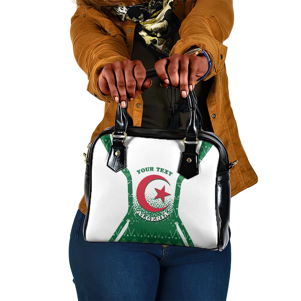 Personalized Afro Algeria Shoulder Handbag Coat Of Arms African Pattern