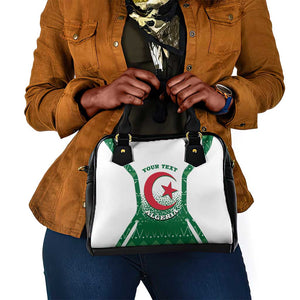 Personalized Afro Algeria Shoulder Handbag Coat Of Arms African Pattern